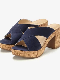 Mules en cuir fabriquées en italie