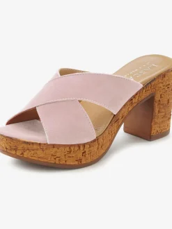 Mules en cuir fabriquées en italie