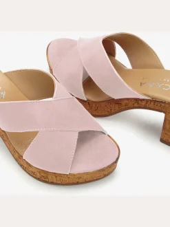 Mules en cuir fabriquées en italie