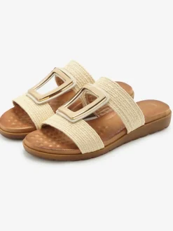 Mules estivales au superbe design en raphia