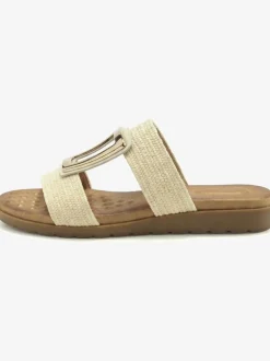 Mules estivales au superbe design en raphia