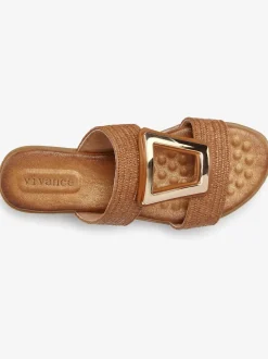Mules estivales au superbe design en raphia