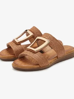 Mules estivales au superbe design en raphia