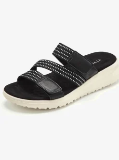 Mules talon légèrement compensé pour un confort optimal