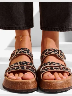 Mules tendance avec semelle compensée