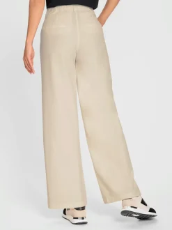 Pantalon ample avec ceinture élastique et poches