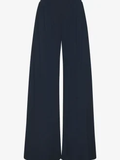 Pantalon ample doux avec pinces et poches latérales