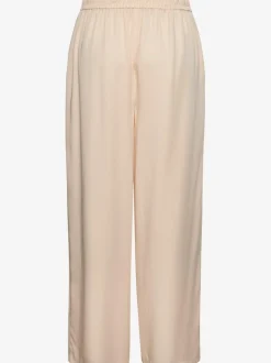 Pantalon ample à poches fendues avec ceinture à cordon