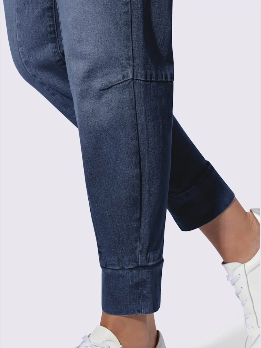 Pantalon 7/8 avec ceinture élastique et poches confortables