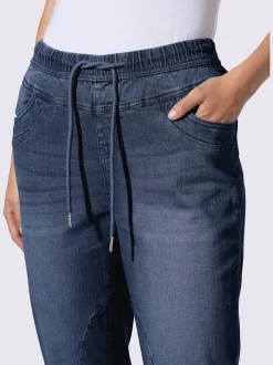 Pantalon 7/8 avec ceinture élastique et poches confortables