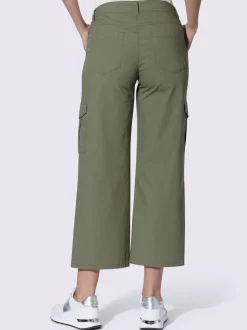 Pantalon 7/8 avec poches cargo et jambes larges