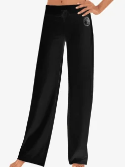 Pantalon bien-être coupe ample à la finition soignée