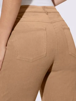 Pantalon bootcut coupe 5 poches moderne