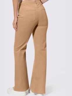 Pantalon bootcut coupe 5 poches moderne