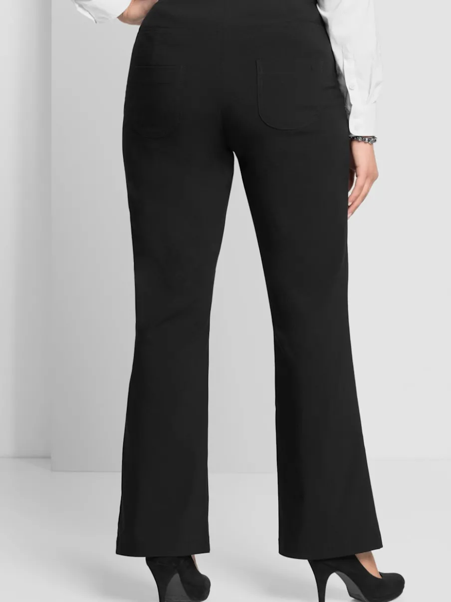 Pantalon bootcut effet moulant