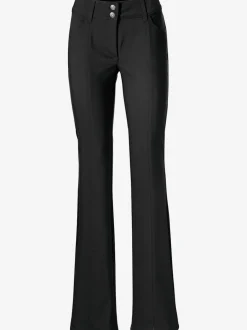 Pantalon bootcut en tissu extensible avec effet ventre plat