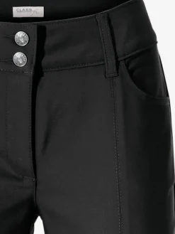 Pantalon bootcut en tissu extensible avec effet ventre plat