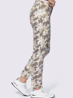 Pantalon cargo avec poches et motif camouflage coton
