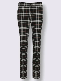 Pantalon à carreaux 35% laine