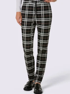 Pantalon à carreaux 35% laine