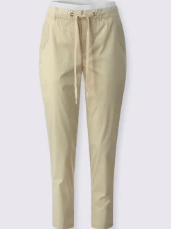 Pantalon 7/8 ceinture contrastante