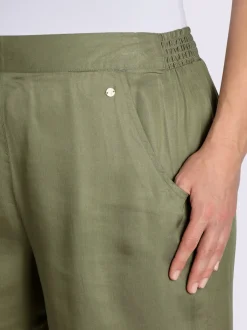 Pantalon ceinture élastique au dos