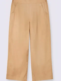 Pantalon ceinture élastique au dos
