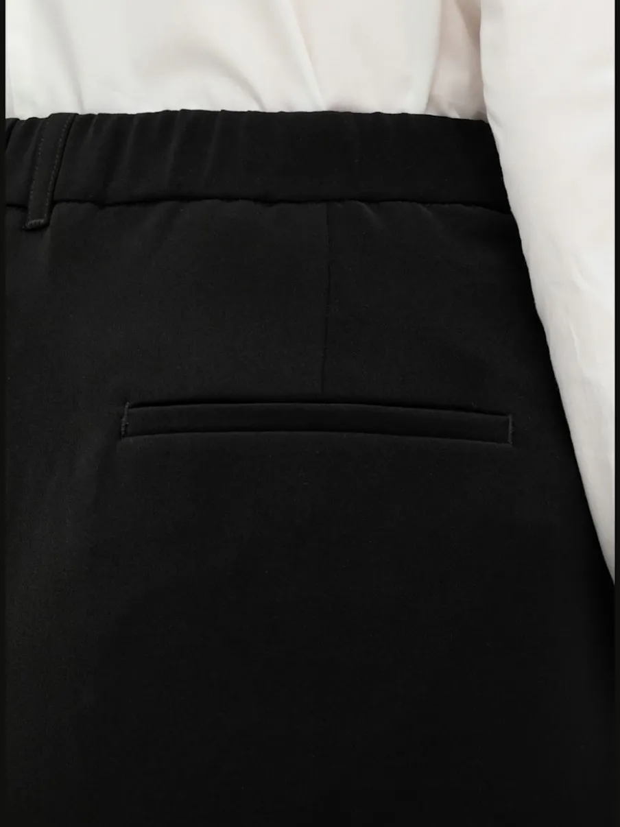 Pantalon ceinture élastique au dos
