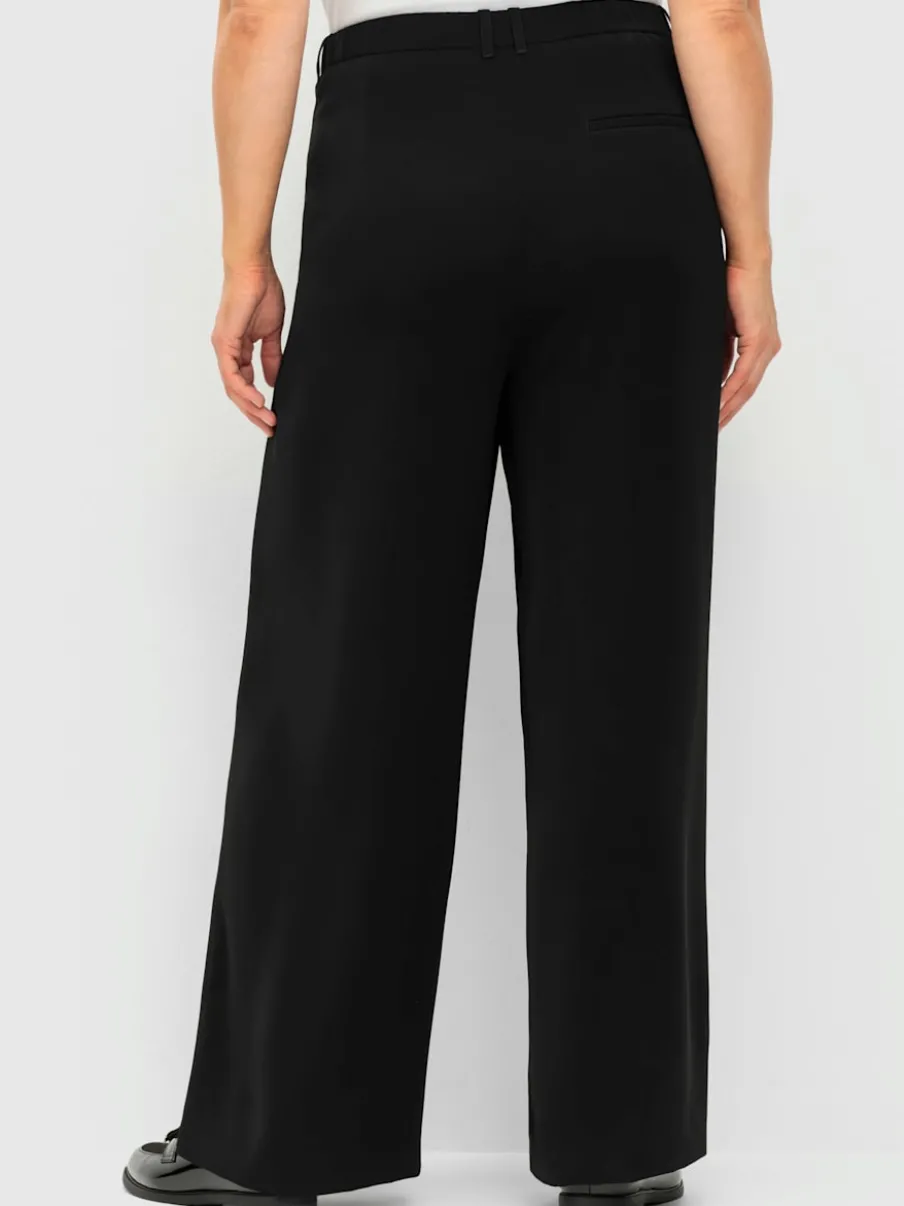 Pantalon ceinture élastique au dos