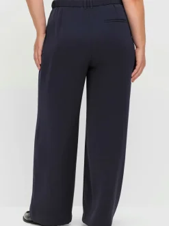 Pantalon ceinture élastique au dos