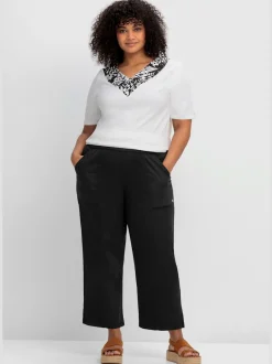 Pantalon 7/8 ceinture élastique confortable