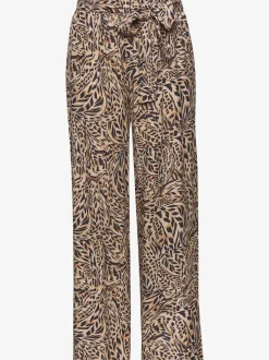Pantalon à ceinture élastique douce avec poches latérales