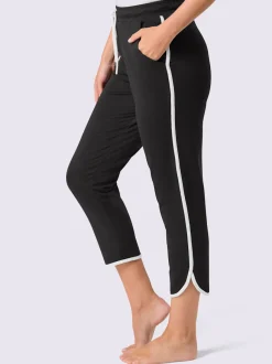Pantalon à ceinture élastique en sweat avec poches latérales