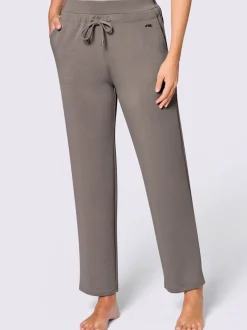Pantalon à ceinture élastique interlock