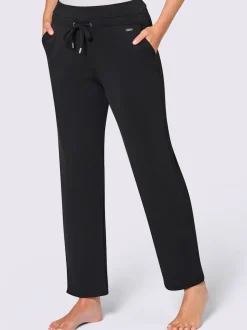 Pantalon à ceinture élastique interlock