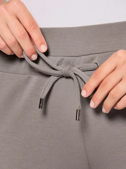 Pantalon à ceinture élastique interlock