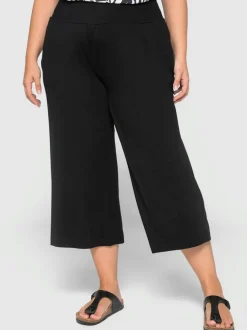Pantalon ceinture smockée