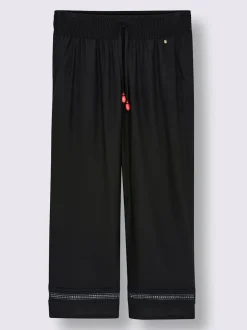 Pantalon ceinture smockée