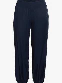 Pantalon ceinture smockée