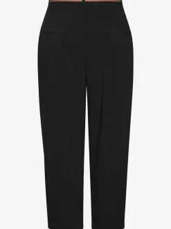 Pantalon à ceinture étroite avec poches fendues et jambes étroites