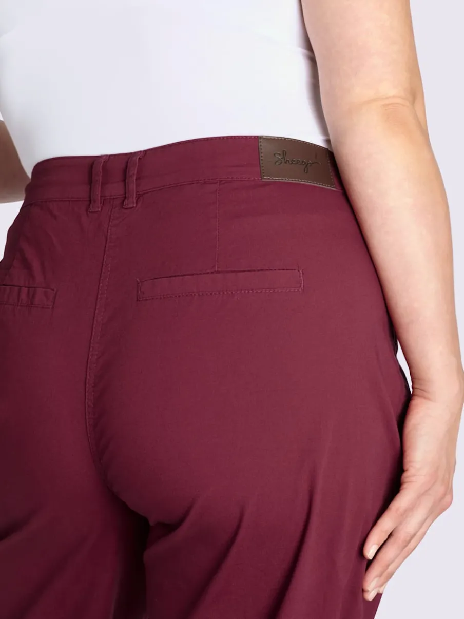 Pantalon chino avec ceinture confort