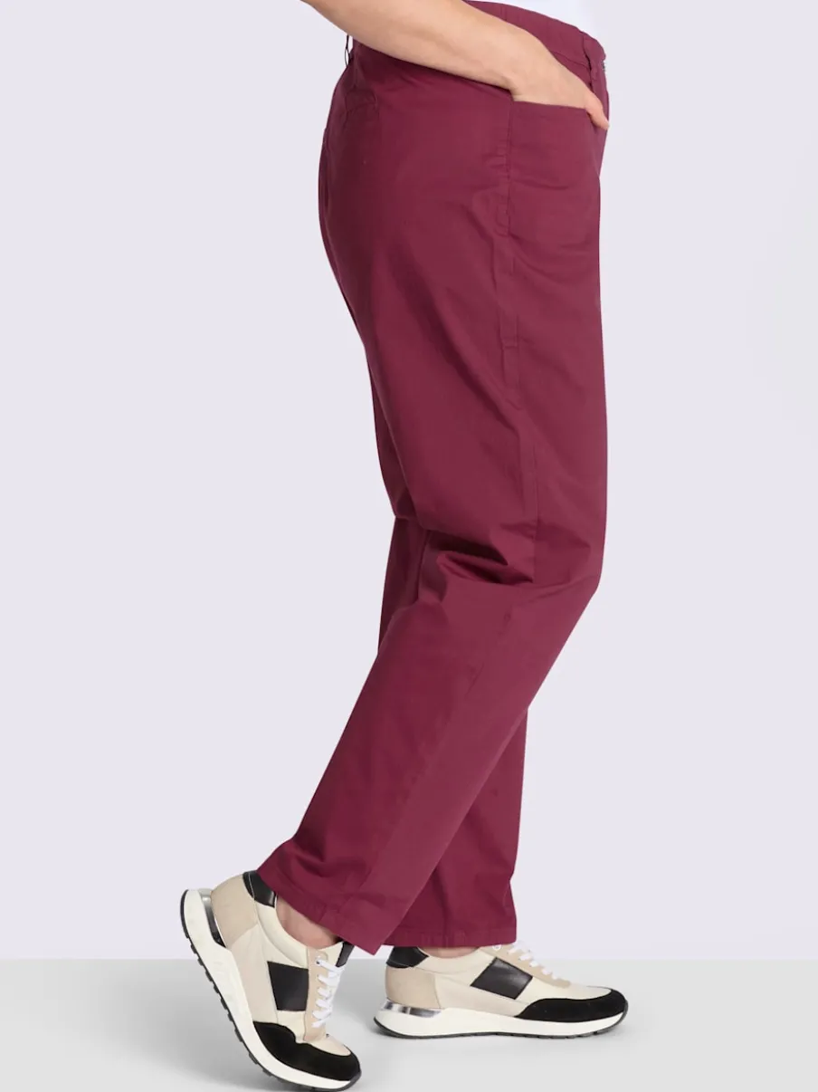 Pantalon chino avec ceinture confort