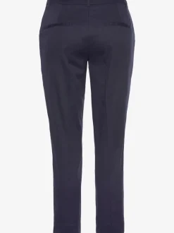 Pantalon chino décontracté avec ceinture imitation cuir et poches