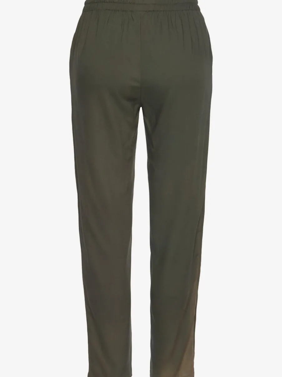 Pantalon confortable avec ceinture élastique et poches latérales