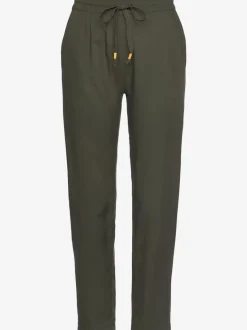 Pantalon confortable avec ceinture élastique et poches latérales