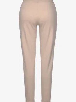 Pantalon confortable avec poches fendues et ourlet à revers
