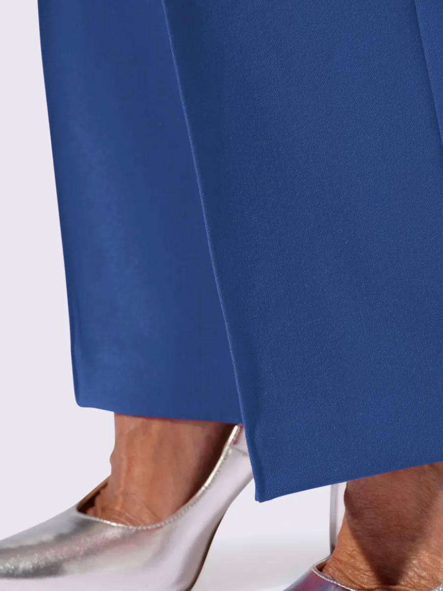 Pantalon costume avec jambes larges et ceinture élastique