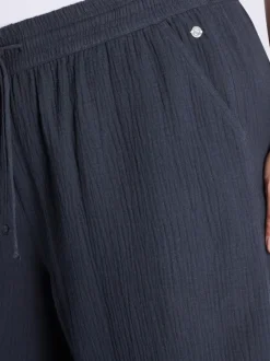 Pantalon 3/4 coulisse et lien à nouer