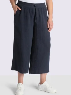 Pantalon 3/4 coulisse et lien à nouer
