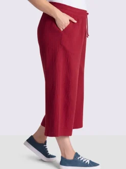 Pantalon 3/4 coulisse et lien à nouer
